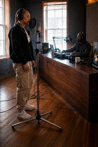 A fresh live-voice performance from the Rap AI booth — Take 4 🎤🔥 #StudioSession